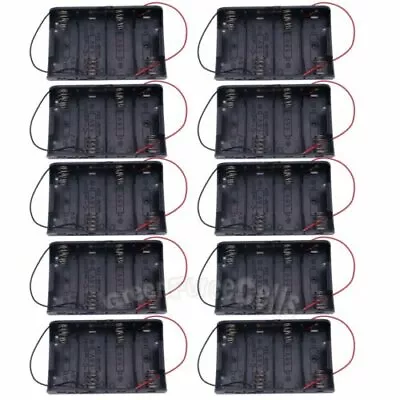 10 X Baterías Auricular (Ear Clip) Soporte Funda Caja Para 4 Tamaño C R14 UM2 • $16.51