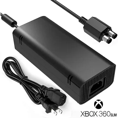 $17.95 • Buy New SLIM AC Power Supply Brick Charger Adapter Cable Cord For Microsoft Xbox 360