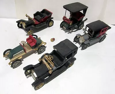 5 Piece Assortment Of Vintage Plastic Cars By Nacoral Zaragoza Made In Spain • $20