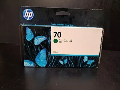 Genuine HP C9457A 70 Green Ink Cart. Z2100Z3100Z3200Z5200 Exp. 03/2017 • $25.50