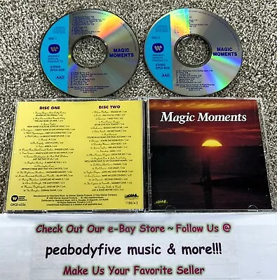 Lot Of 2 MAGIC MOMENTS CDS - Various Artists 1992 Warner Heartland † • $19.88