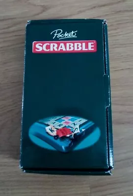 Mattel Pocket Scrabble Magnetic Travel Game 2001 Edition New • £25