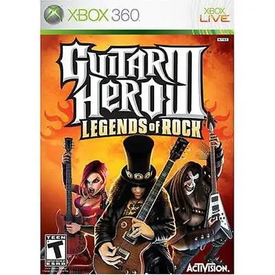$8.71 • Buy Guitar Hero III: Legends Of Rock - Xbox 360 - Video Game - VERY GOOD