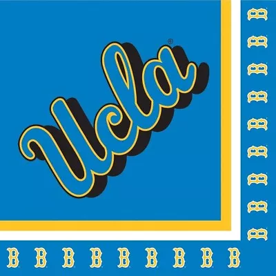 UCLA Bruin Graduation And Party Napkins New In Package 20 Count. Go UCLA! • $5.77