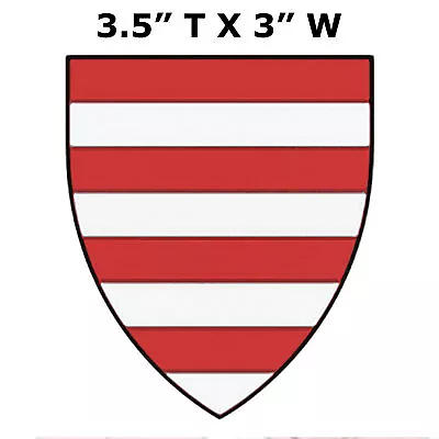 Kingdom Of Hungary Medieval Coat Of Arms Car Truck Window Bumper Sticker Decal • $2.99