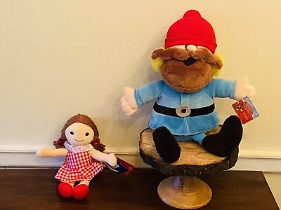 Vintage Christmas Rudolph The Red Nosed Reindeer MISFIT DOLL Yukon Set Of 2 • $49.99