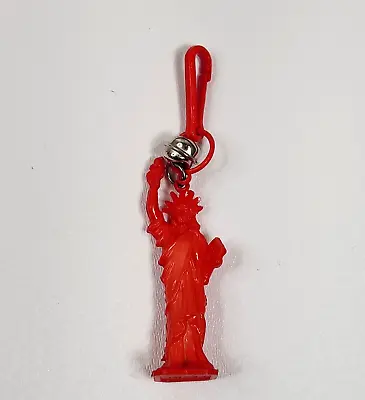 Vintage 1980s Plastic Bell Charm Statue Of Liberty For 80s Necklace • $24.55