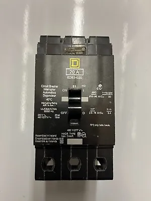 Square D Edb34020 20 Amp Circuit Breaker • $140
