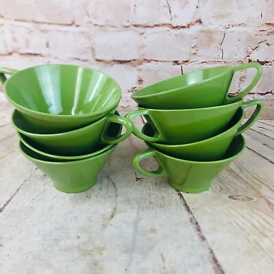 Lot Of 8 Vtg Green Cups Melamine Melmac Mcm Retro 60s • $15.10