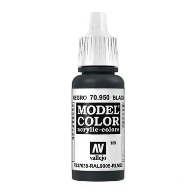 Vallejo Model Color - Black • $2.99