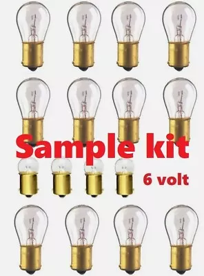 6v Light Bulb Lot  Ford Car 1929-1940 - VTG 6 Volt Light Bulb Kit • $32.45