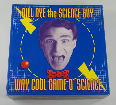 Vintage Bill Nye The Science Guy Way Cool Game O' Science Complete Board Game • $13.99