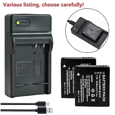 DMW-BLG10 Battery Or Charger For Panasonic Lumix DMC-TZ101 DMC-TZ80 TZ81 DC-ZS70 • £29.99