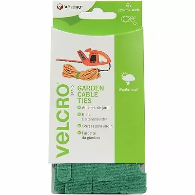 £2.98 • Buy VELCRO One Wrap 6 Reusable Weatherproof Garden Ties 6 Pack 12mm X 38cm Free Post