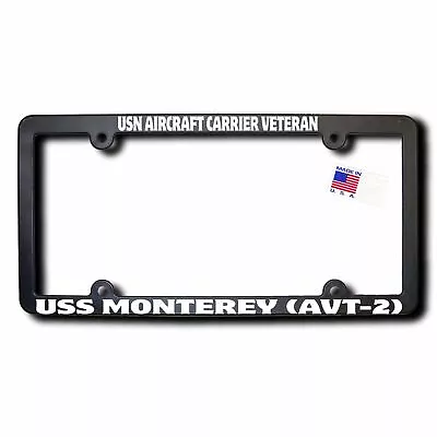 USN Aircraft Carrier Veteran USS MONTEREY (AVT-2)Frame W/Reflective Text • $22.99