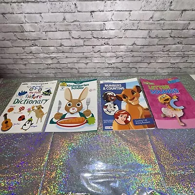 Preschool-Kindergarten Workbooks Lot Of 4 Educational Resources Practice • $14