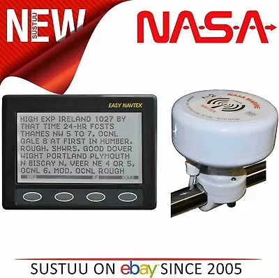 NASA Marine Easy Navtex With H Vector Navtex Antenna & 7m Cable│For Boats/Marine • £346.24