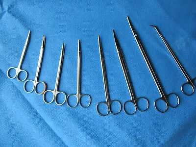 $115 • Buy Lot Of 8 V. Mueller Surgical  Scissors Germany MO1600 RH1634 CH5666 CH2053 Plus