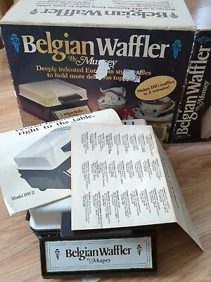 Vintage  Belgian Waffler By Munsey Model BW-2 Waffle Maker • $35