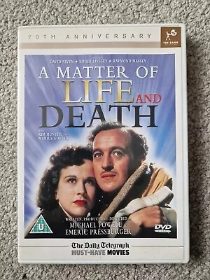 A MATTER OF LIFE AND DEATH DVD FILM - 70th ANNIVERSARY EDITION - DAVID NIVEN • £3.99