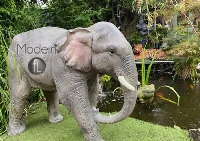 Large Resin Elephant Garden Statue Elephant Garden Ornament • £599.99