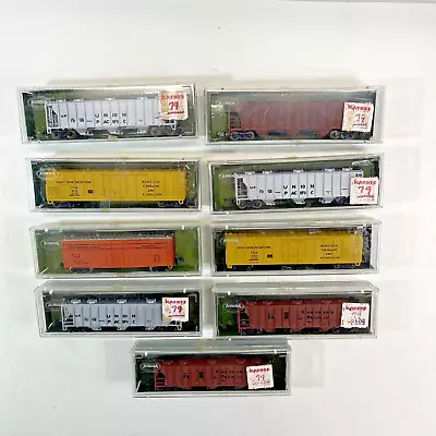 N Scale Postage Stamp Aurora Rolling Stock Train Hopper Box Car Lot • $10.95