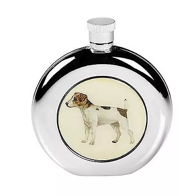 £29.95 • Buy JACK RUSSELL DOG HIP FLASK 5oz STAINLESS STEEL COUNTRY SPORT GIFT BOX SCREW TOP