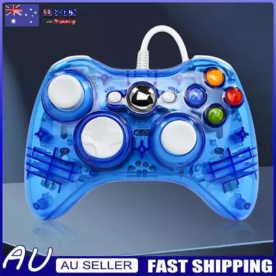 USB Wired Gaming Controller Joypad Gamepad For Microsoft Xbox 360 (Blue) • $26.71