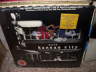 VELVET UNDERGROUND-Max's Kansas City-OR.EXPANDED AUDIOPHILE SEALED MINT 2-LP SET • $49.99