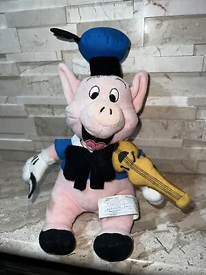 Vintage Disney Store Three 3 Little Pigs Violin 10  Plush HTF • $17.99