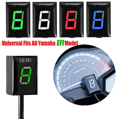 LED Motorcycle Gear Speed Shift Indicator For Yamaha YZF-R1 YZF-R6 Xt660 Fz6 Fz1 • $36.94