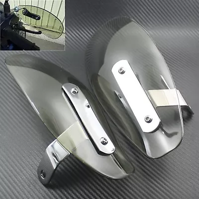 Motorcycle Hand Guard Wind Protector Deflector Clear Shield Fit For Harley Dyna • $22.79