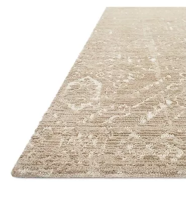 Magnolia Home By Joana Gaines Damask 2'3 X 3'9 Accent Rug In Sand Ivory • $91.11