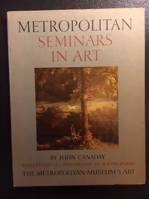 Vintage Art Book - Metropolitan Seminars In Art : Artist As Visionary - 1959 • $13.50