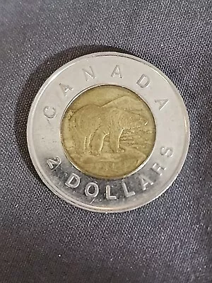 1996 Canadian 2 Dollar Coin Queen Elizabeth II & Polar Bear • $4.99