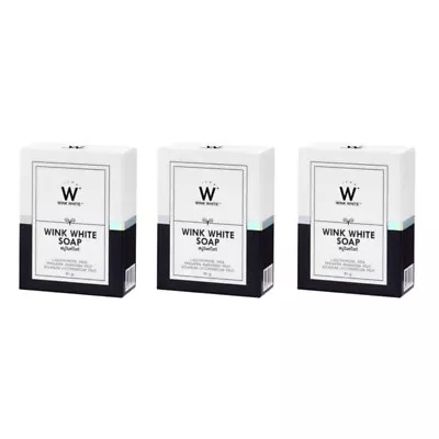 X3 WINK WHITE ORIGINAL Gluta PURE Soap Whitening Skin Body&Face 80g. • $24.30