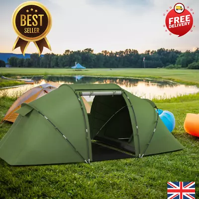 Tent Camping Family 6 Persons Waterproof Dome Outdoor Hiking With Instant Cabin • £88.80