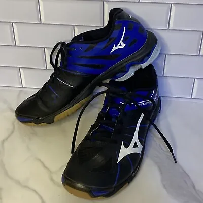 Mizuno Wave Lightning 5R Touch Womens Volleyball Shoes Sneakers Size 11 Black • $24.95
