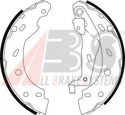 Brake Shoe Set Fits SMART | Fits A.B.S. 9123 • $91.14