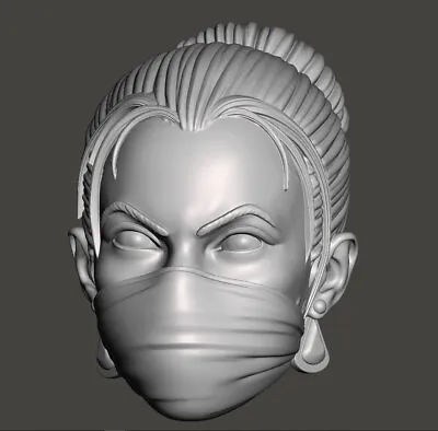 Mileena Kitana Masked Custom Head For 4  6  7  12  Mortal Kombat Figures • $8