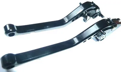 Kawasaki Zx6r 636 2007-2018 Long Black Brake & Clutch Levers Set Race Track • £42.99