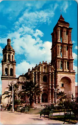 La Catedral The Cathedral Saltillo Coahuila Mexico Vintage Postcard • $4.75