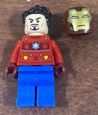 Tony Stark Christmas Sweater LEGO Super Heroes Avengers MiniFigure 76196 Advent • $5.25