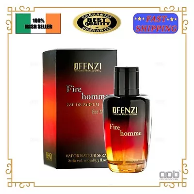 FAHRENHEIT Alternative - JFenzi FIRE HOMME For Men - Eau De Parfum 100ml • £13.36