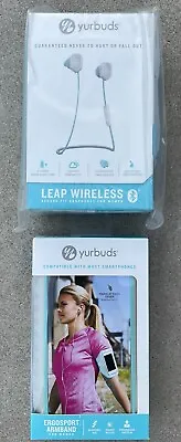 Yurbuds Leap Wireless Earphones For Women & Ergosport Smartphone Armband NIB • $30