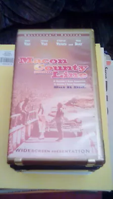 Macon County Line RARE Collector's Edition Widescreen 1973 VHS 70s Cult Classic • $24.38