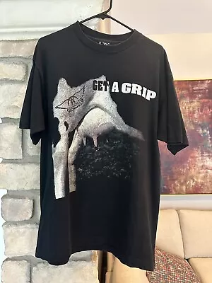 Vintage 1993 Aerosmith Get A Grip Tour Band Music Concert T Shirt Size XL • $169.99