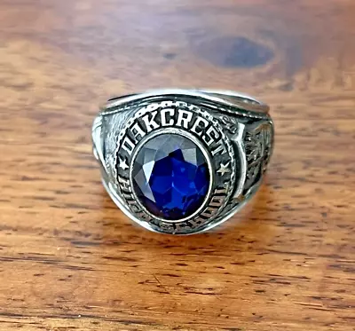 Vintage Argentus 1980 OakCrest High School Men's Class Ring • $140