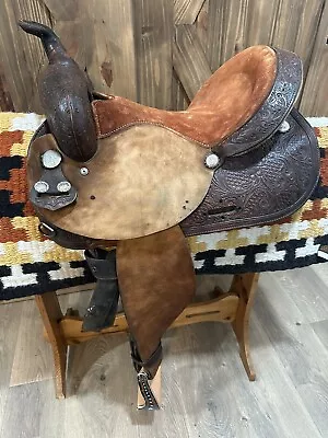 15” Circle Y NBHA Proven Barrel Racing Western Saddle • $700