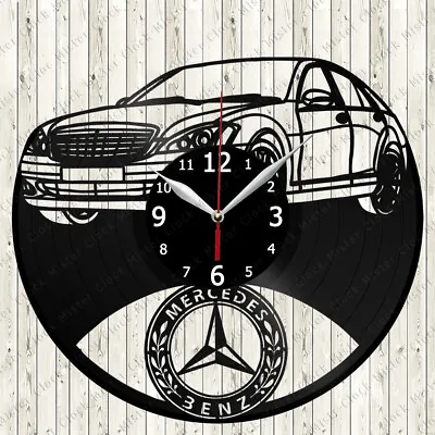 Mercedes-Benz S-Class Vinyl Record Wall Clock Decor Handmade 7161 • $24.98